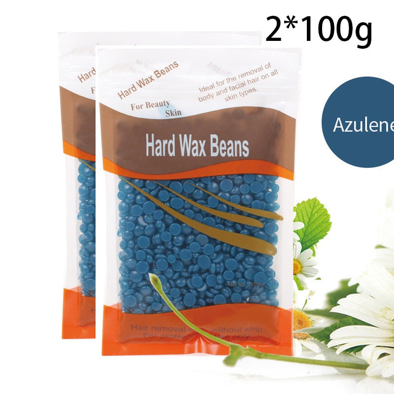 200g 300g/Pack Wax beans Removing Bikini Face Hair Legs Arm Hot Film Wax Pellet Hard Wax Hair Removal Bean For Women Men