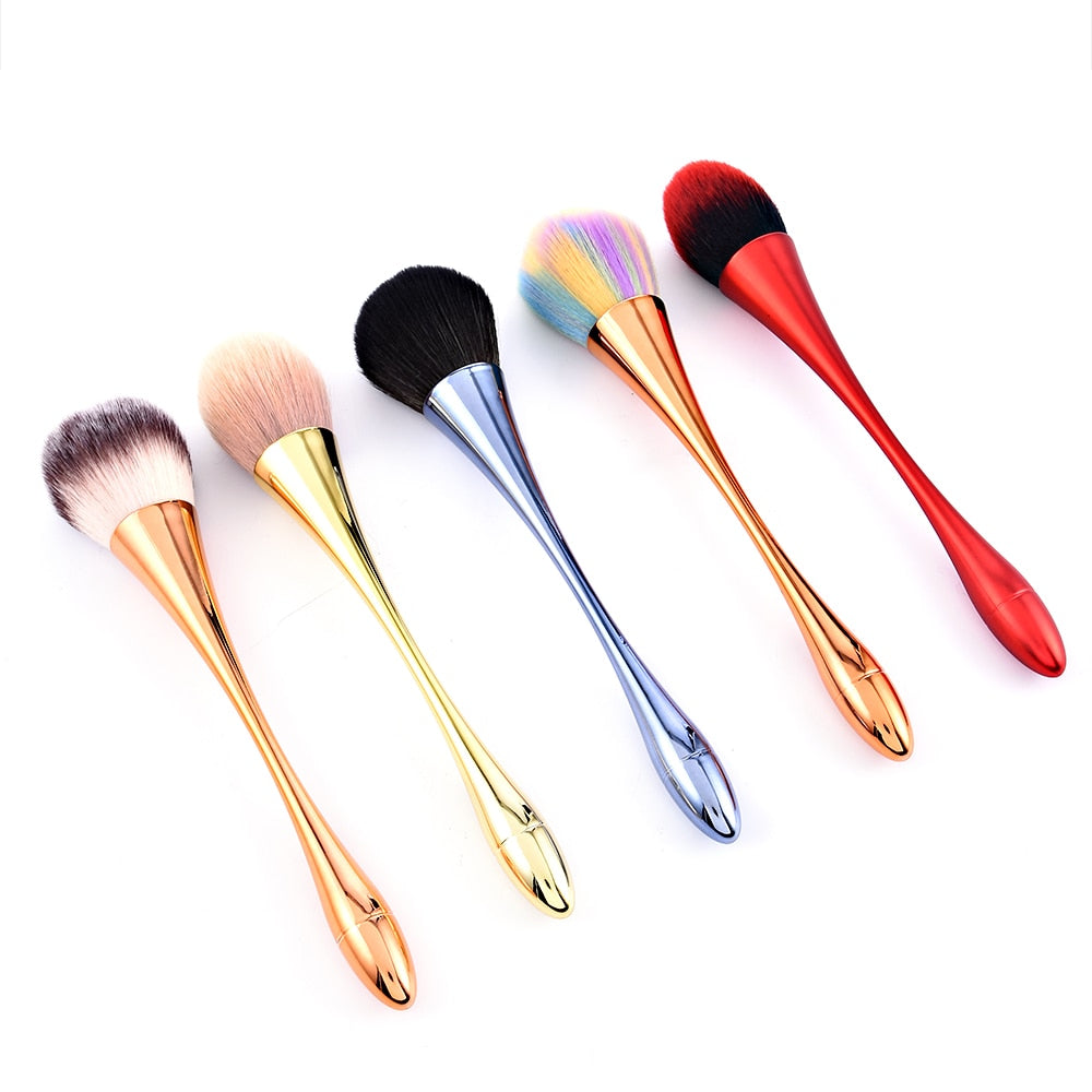 Luxury Champagne Makeup Brushes Set for Foundation Powder Blush Eyeshadow Concealer Lip Eye Make Up Brush Cosmetics Beauty Tools