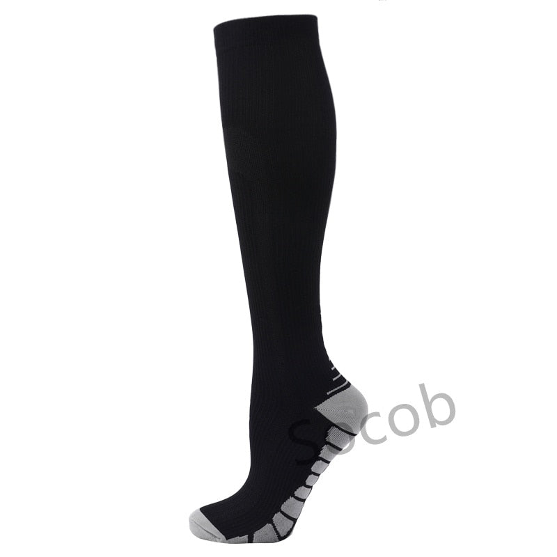 Compression Socks Football Socks Running Outdoor Sports  Crossfit Flight Travel Nurses Men WomenCompression Stockings