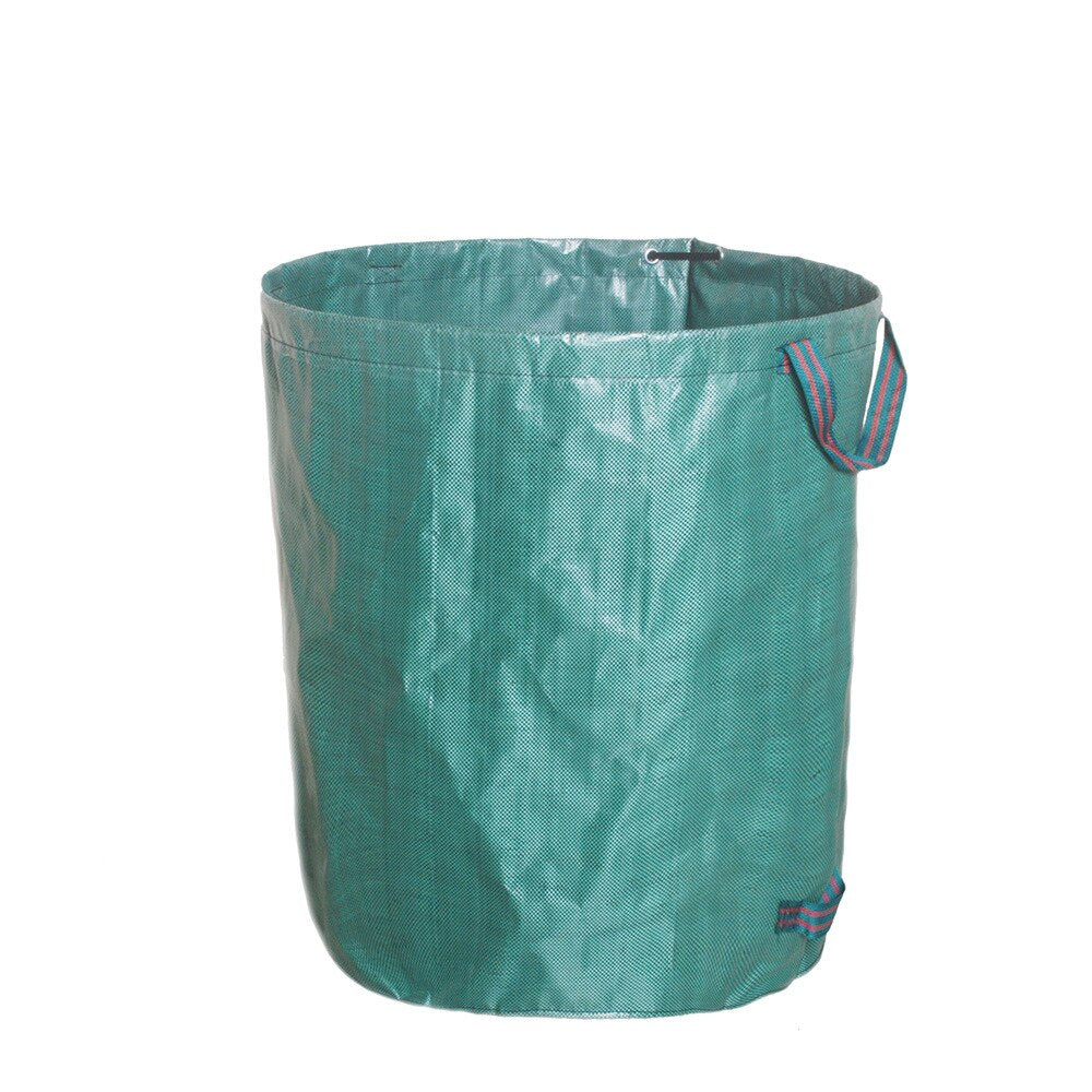 60L-500L Large Capacity Garden Bag Reusable Leaf Sack Trash Can Foldable Garden Garbage Waste Collection Container Storage Bag