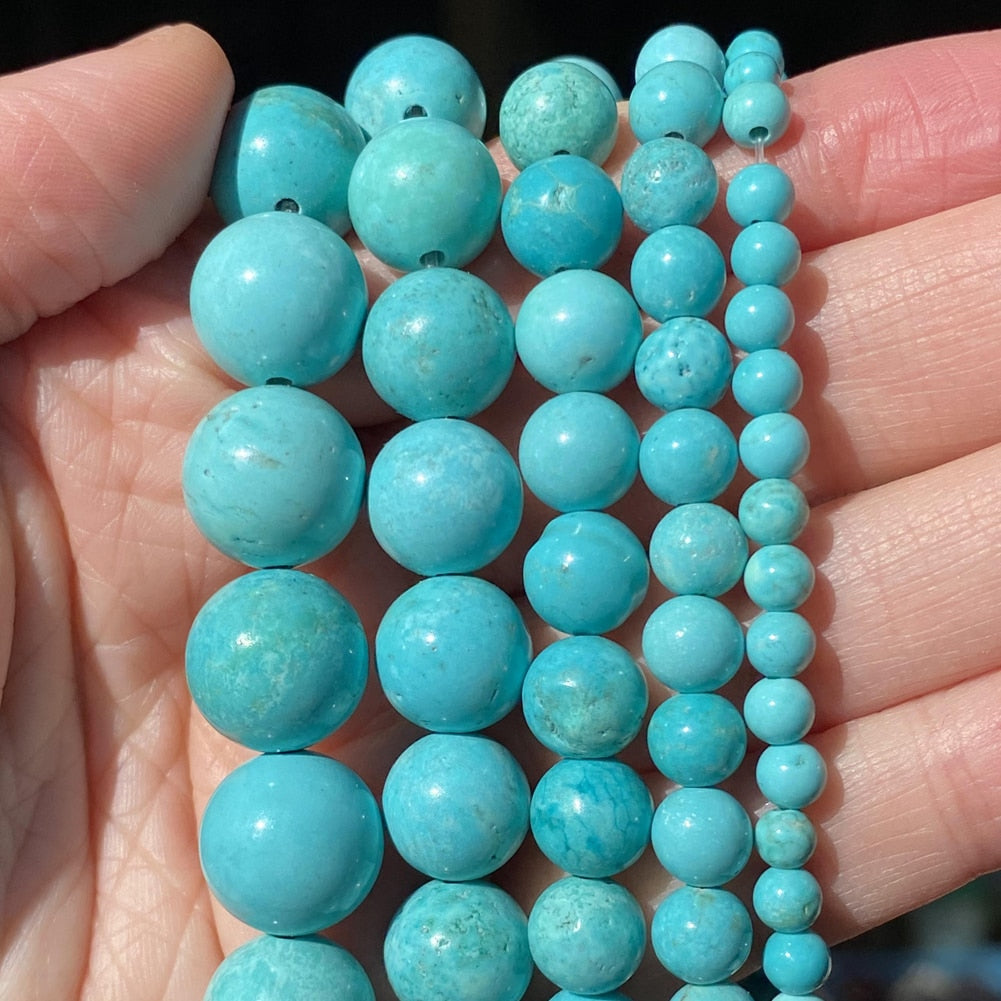 42 Style Natural Stone Beads 4 6 8 10mm Lava Amazonite Agates Amethysts Turuoqises Round Beads for Jewelry Making Diy Bracelets