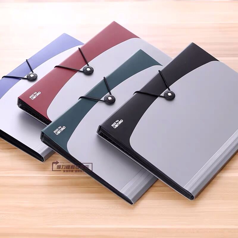 12 Layer A4 Multilayer Desk File Folder Expanding Bag Document Paper Storage Organizer Case School Office Stationery