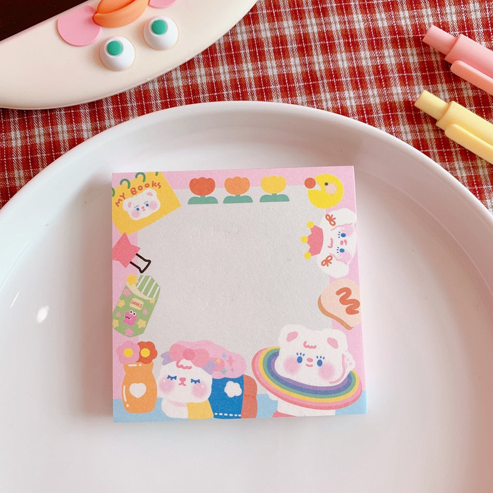 Kawaii Daily Memo Pads Note Paper Monthly Planner To Do It Check List Notepad Paperlaria School Stationery