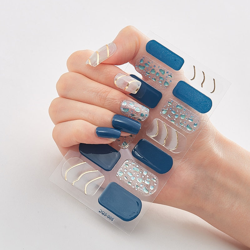 Three Sorts 0f Nail Stickers Self Adhesive Nail Sticker Nails Art Decoration Nail Designs Nails Sticker Designer Full Beauty