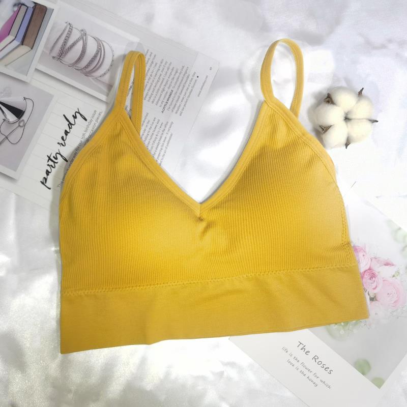 Women Sexy Crop Tops Tube Top Bra Female Streetwear Sleeveless Camis Seamless Sport Lingerie Tee Crop Top Bandeau Top Tanks