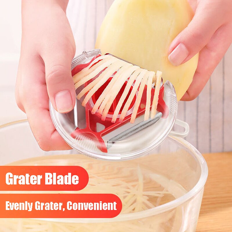 Magic Trio Peeler Slicer Shredder Peeler Julienne Cutter Multi Stainless Steel Blade Grater Zesters Kitchen accessories