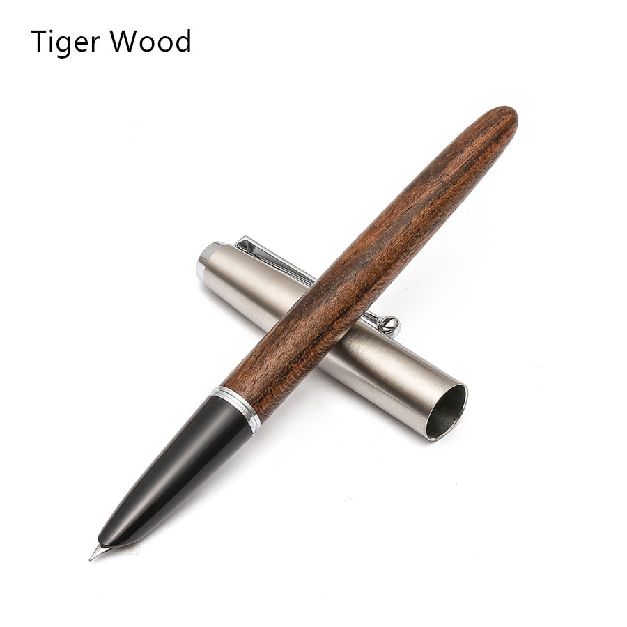 Remastered Classic Wood Fountain Pen 0.38mm Extra Fine Nib Calligraphy Pens Jinhao 51A Stationery Office School Supplies A6994