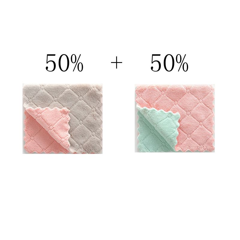 30/50pcs Rag Cleaning Cloth For Washing Dishs Kitchen Supplies Kitchen Double Side Absorbent Dishcloth Special Soft Kitchen Tool