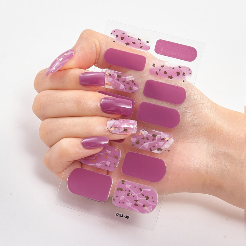 Three Sorts 0f Nail Stickers Self Adhesive Nail Sticker Nails Art Decoration Nail Designs Nails Sticker Designer Full Beauty