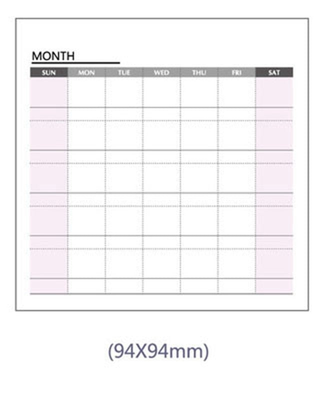 Weekly Monthly Desk Diary Planner Stickers Planning Memo Pad Sticky Notepad To Do List Checklist Memo Pad Paper School Office