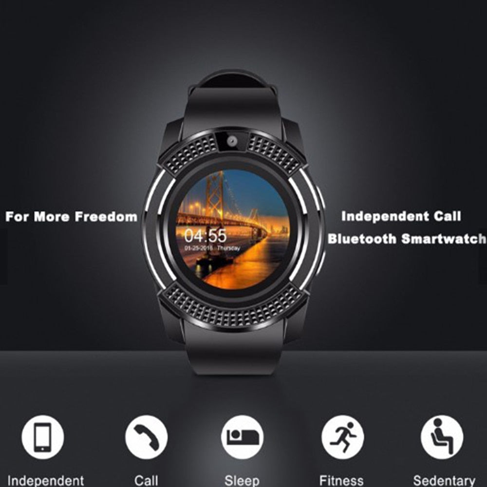 Smart Watch Bluetooth Call Fitness Blood Pressure Monitor Support TF SIM Card Bracelet Men Woman Sports Waterproof Smartwatch