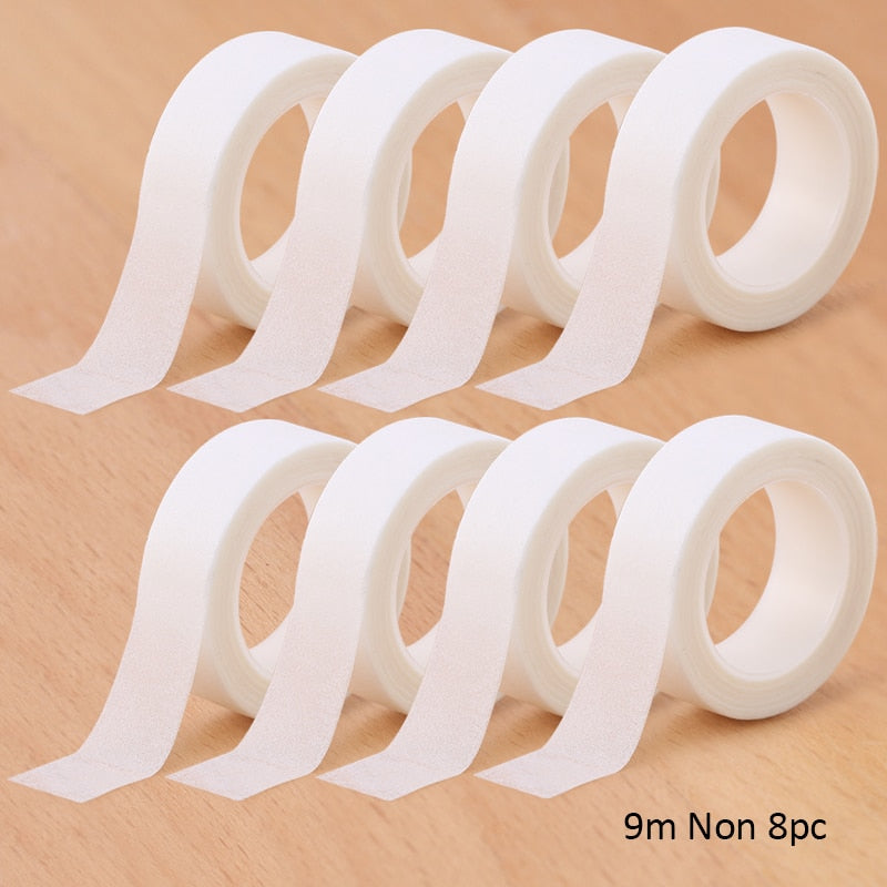 New breathable easy to tear Medical Tape/White Silk Paper Under Patches Eyelash Extension Supply Eyelash Extension Tape