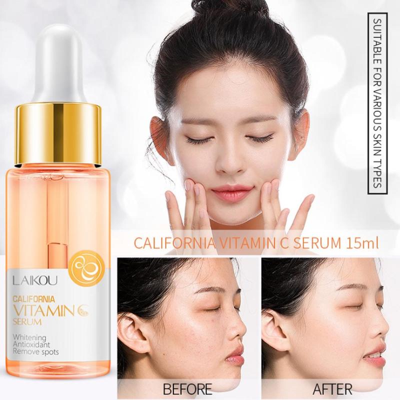 24k Gold Vitamin C Snail Face Serum Hyaluronic Acid Whitening Moisturizing Primer Anti Nourish Skin Care Hot 17ml