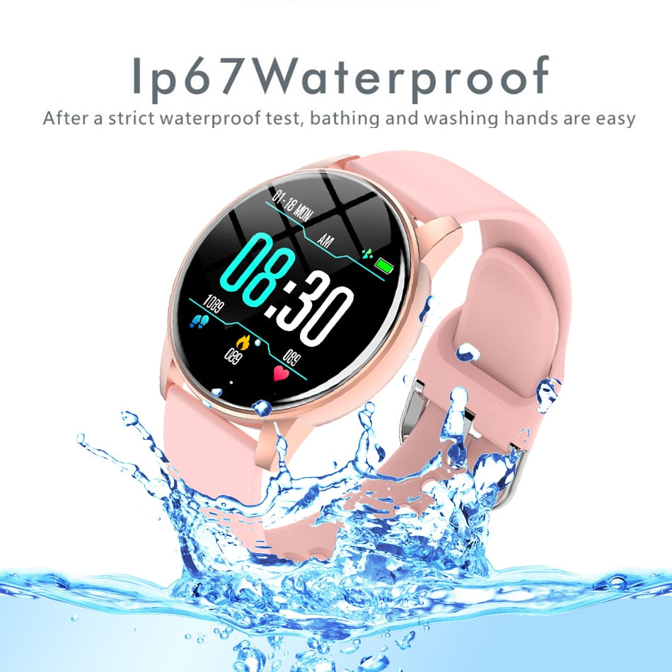 2023 Women Smart Watch Real-time Weather Forecast Sport Fitness Heart Rate Monitor Ladies Fashion Smartwatch Men For Android IOS