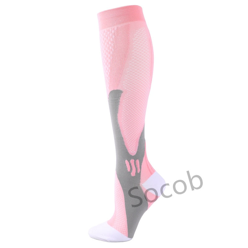 Compression Socks Football Socks Running Outdoor Sports  Crossfit Flight Travel Nurses Men WomenCompression Stockings