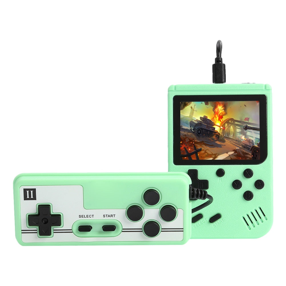 ALLOYSEED Retro Portable Mini Handheld Video Game Console 3.0 Inch Color LCD Kids Color Game Player Built-in 800 Games Player