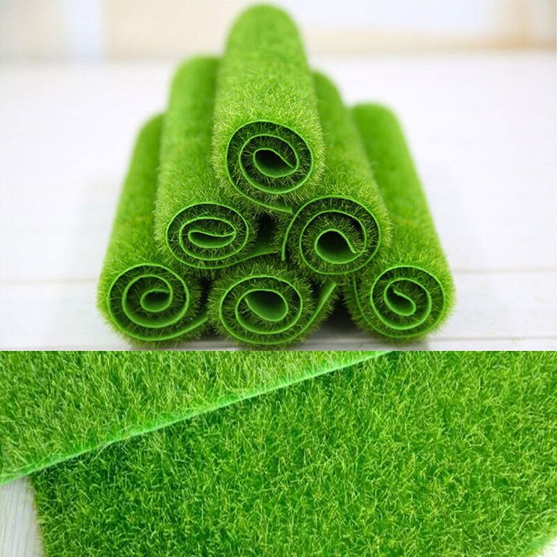 15/30cm Grass Mat Green Artificial Lawns Turf Carpets Fake Sod Garden Moss For Home Floor Wedding Decoration