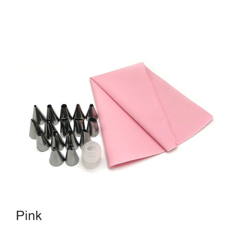 12 to 26Pcs Cake Decorating Tools Pipe Icing Nozzles Baking Supplies Stainless Steel Dessert Decoration Kitchen Accessories