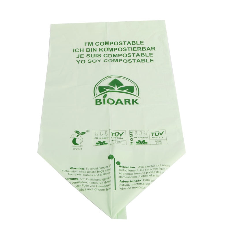 25/50 kitchen compostable bags degradable garbage bags environmental protection biodegradable garbage bags