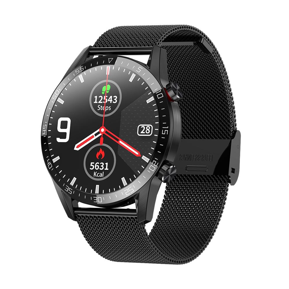 New L13 Smart Watch Men IP68 Waterproof ECG PPG Bluetooth Call Blood Pressure Heart Rate Fitness Tracker Sports Smartwatch