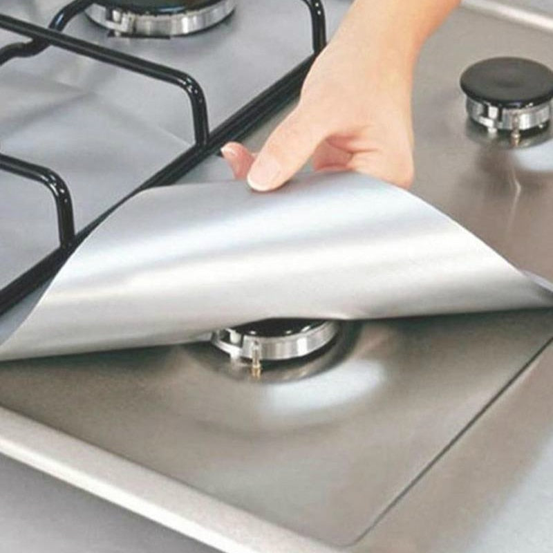 2pcs/4pcs Gas Stove Protector Cooker cover liner Clean Mat Pad Kitchen Gas Stove Stovetop Protector Kitchen Accessories