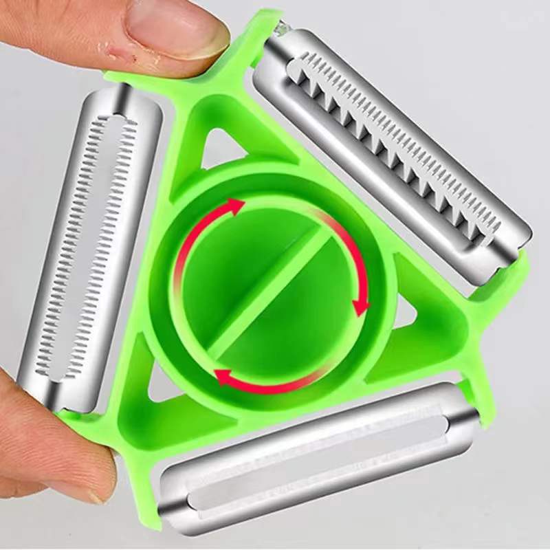 Magic Trio Peeler Slicer Shredder Peeler Julienne Cutter Multi Stainless Steel Blade Grater Zesters Kitchen accessories