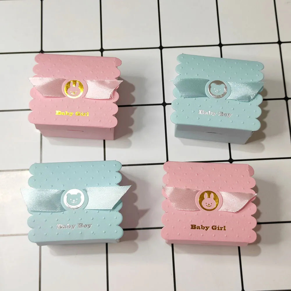 Baby shower - Baby Boy Girl Party Angel Candy Boxes Baby Shower Favors Baby Birthday Party Sweet Box Chocolate Bag Box