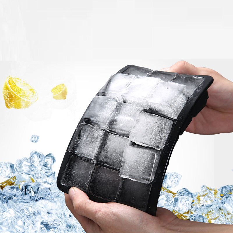 Silicone Ice Tray Ball Maker Form Frozen Mold Ice Cube Popsicle Maker Kitchen Moulds Black