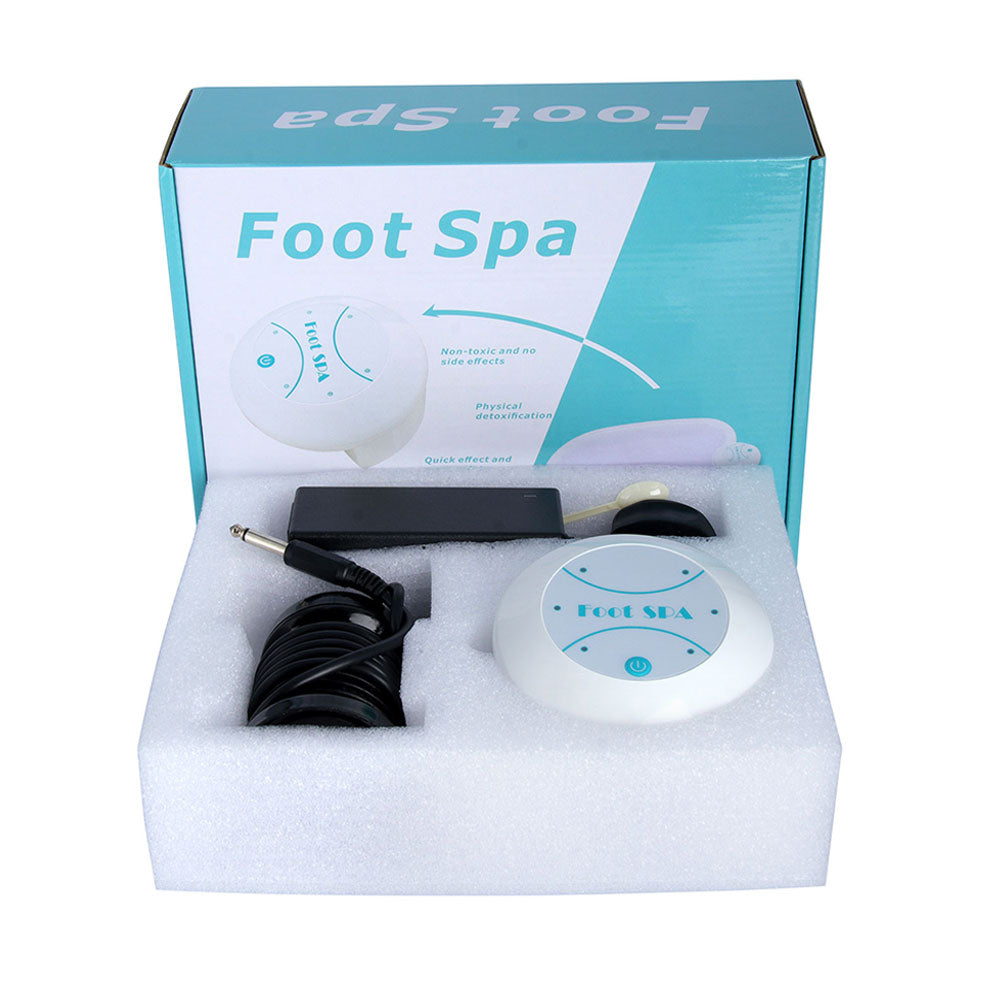 Home Mini Detox Foot Spa Bath Machine Cell Ion Cleanse device Ionic Detox Foot Bath Basin Array Aqua Spa Relax Massager