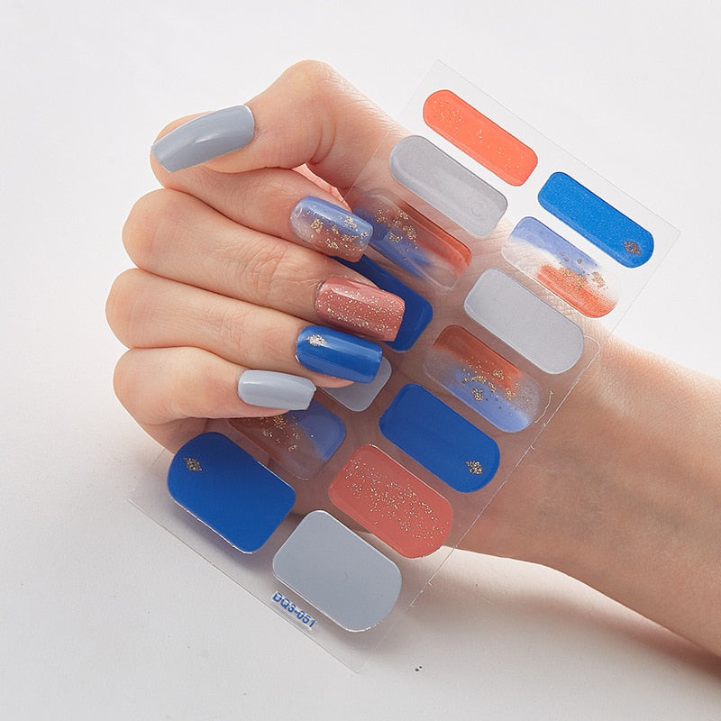 Three Sorts 0f Nail Stickers Self Adhesive Nail Sticker Nails Art Decoration Nail Designs Nails Sticker Designer Full Beauty