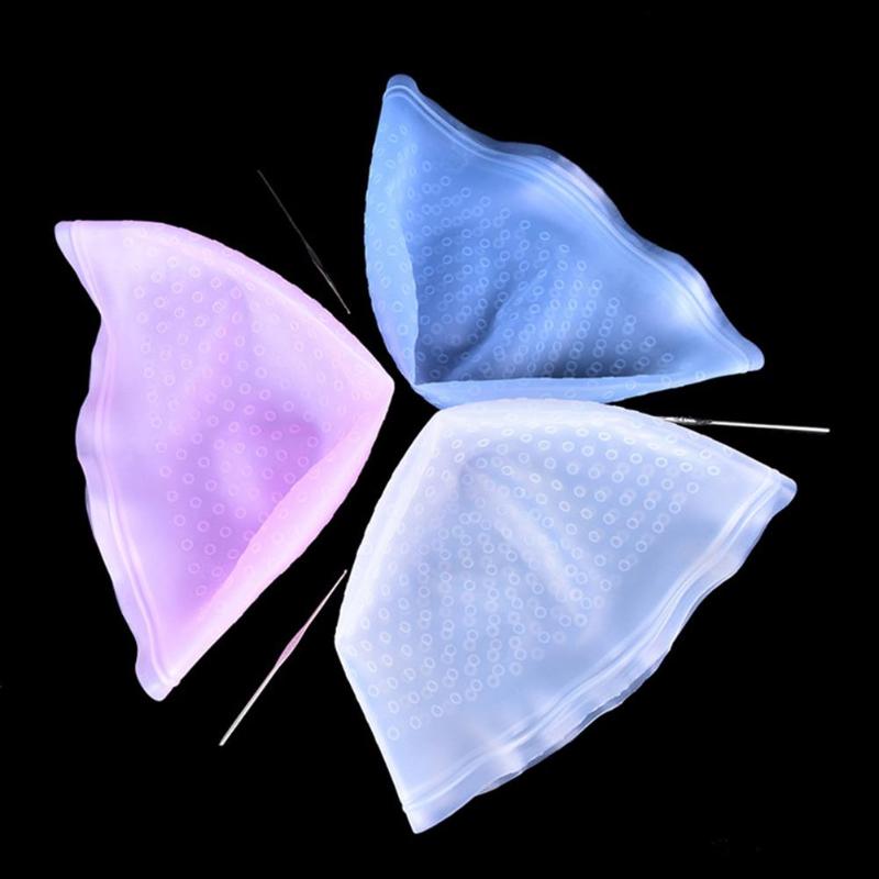 Reusable Silicone Coloring Highlighting Dye Cap Hat Hot Selling Safety Breathable Hook Women Styling Tool Hair Dyeing Tool