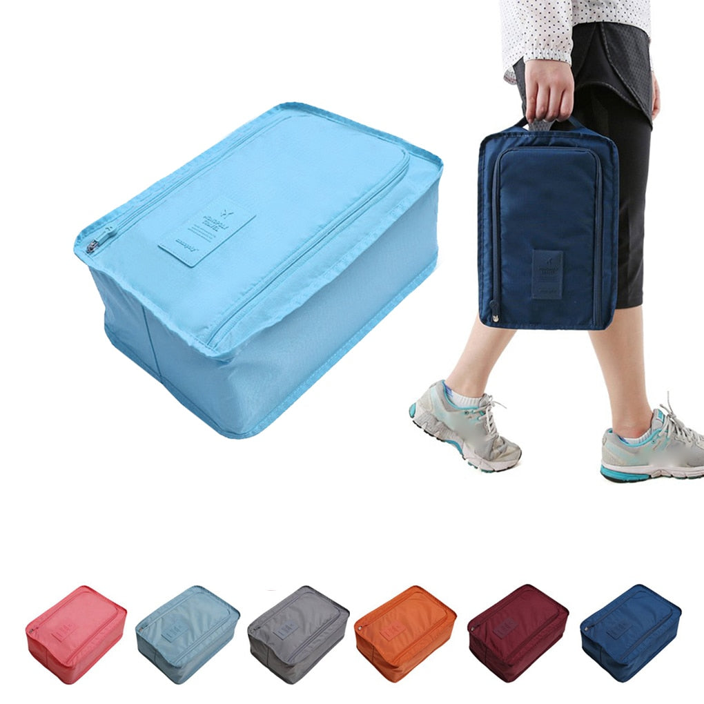 Waterproof Shoes Clothing Bag Convenient Travel Storage Bag Nylon Portable Organizer Bags Shoe Sorting Pouch multifunction