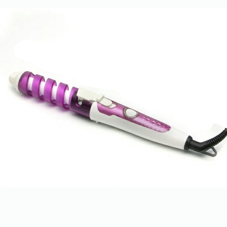 Professional Portable Hair Salon Spiral Curl Styler Ceramic Perfect Curling Iron Hair Curler Waver Electric Culring Wand