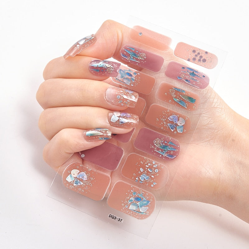 Three Sorts 0f Nail Stickers Self Adhesive Nail Sticker Nails Art Decoration Nail Designs Nails Sticker Designer Full Beauty