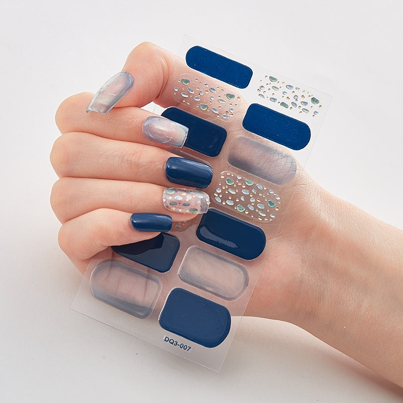 Three Sorts 0f Nail Stickers Self Adhesive Nail Sticker Nails Art Decoration Nail Designs Nails Sticker Designer Full Beauty