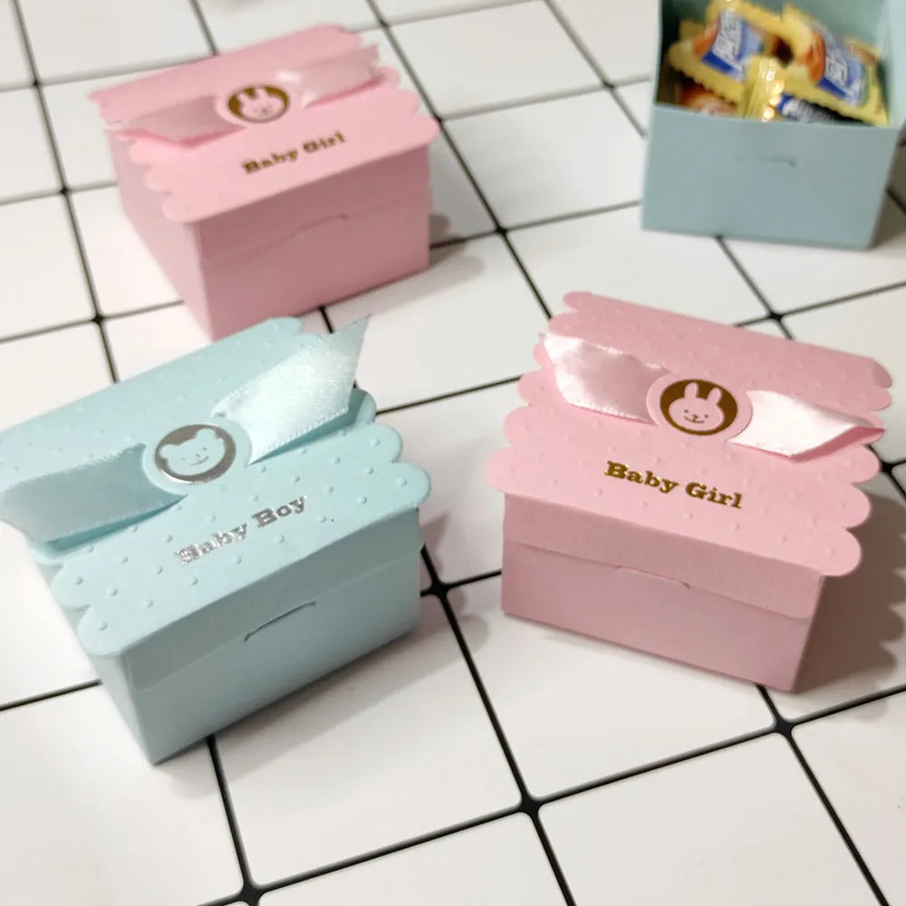 Baby shower - Baby Boy Girl Party Angel Candy Boxes Baby Shower Favors Baby Birthday Party Sweet Box Chocolate Bag Box