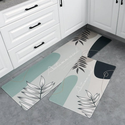 Non-slip Oil Proof  Waterproof PU PVC Carpet for living Room Modern Kitchen Mat Bedroom Rug