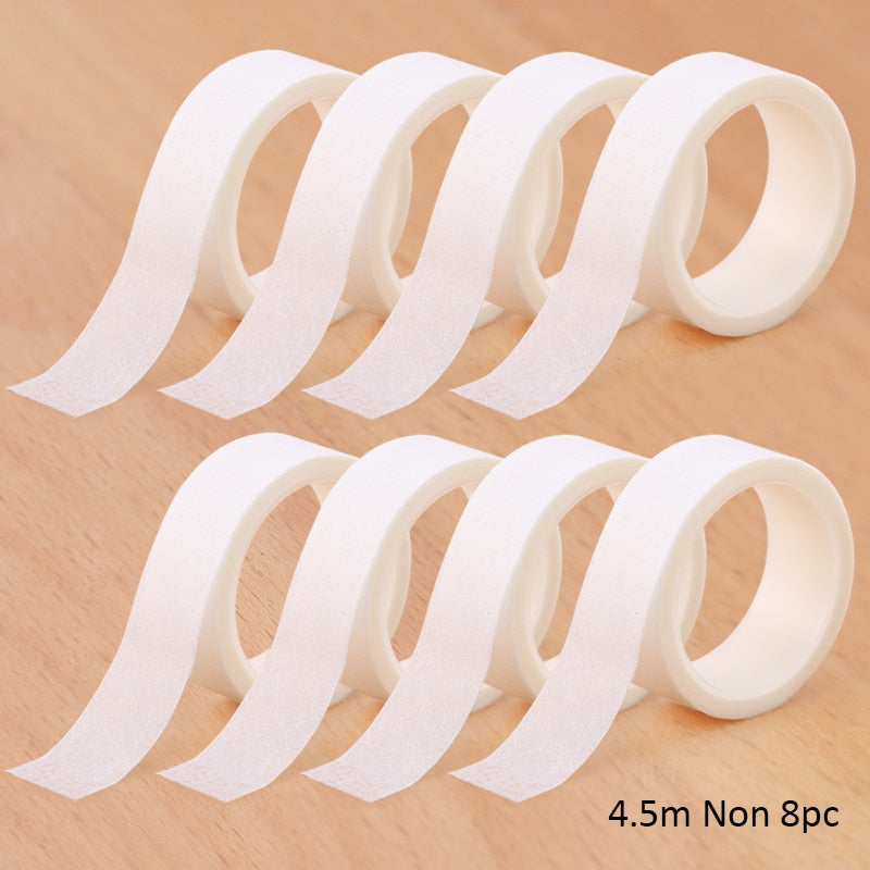 New breathable easy to tear Medical Tape/White Silk Paper Under Patches Eyelash Extension Supply Eyelash Extension Tape