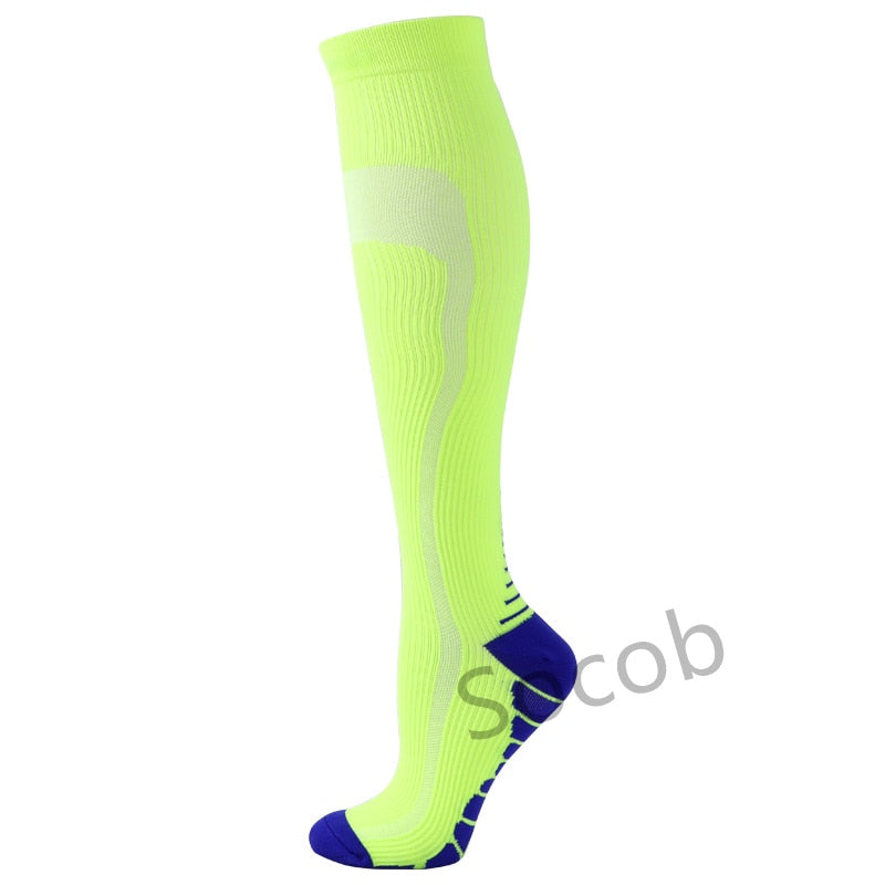 Compression Socks Football Socks Running Outdoor Sports  Crossfit Flight Travel Nurses Men WomenCompression Stockings