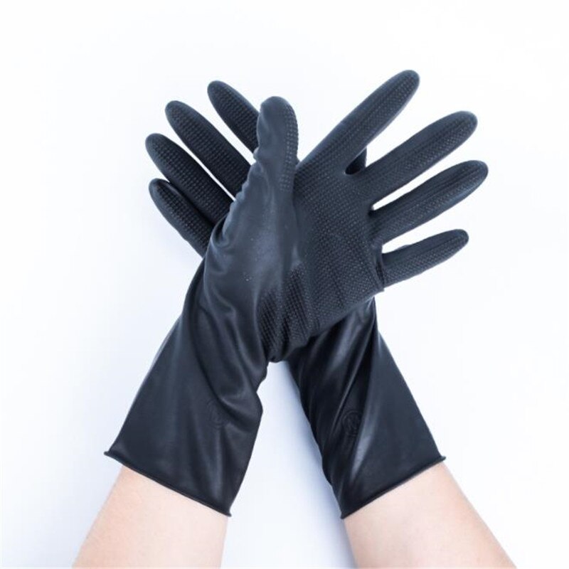 1 Pair Hair Thicker Rubber Gloves Hair Dyed Gloves Durable anti-slip Beauty Salons Hairdressing Hair Care Styling Tools Hot