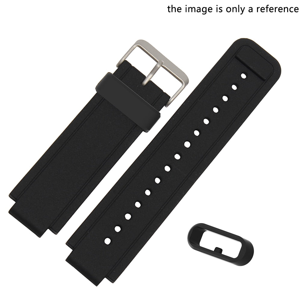 Rubber Replacement Watch Strap Band Keeper Loop Security Holder Retainer Ring for Garmin vivoactive3 vivomove hr forerunner 645