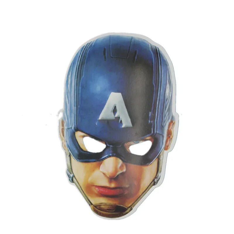 The Avengers Super Hero Captain America Birthday Party Decor Disposable Tableware Paper Cups Plates Balloon Baby Shower Supplies