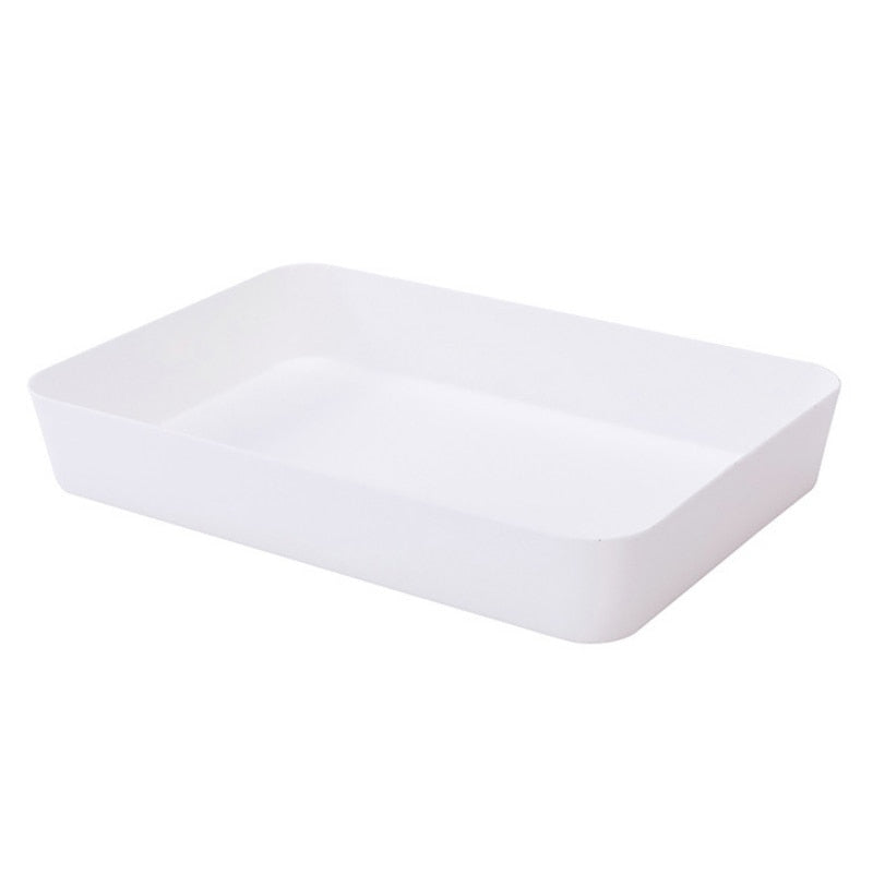 Household Convenient Storage Box Home Drawer Storage Box Kitchen Tableware Storage Organizer Tabletop Cosmetics Storage Case