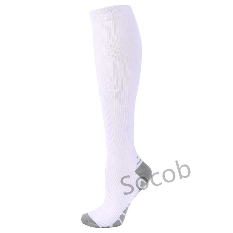 Compression Socks Football Socks Running Outdoor Sports  Crossfit Flight Travel Nurses Men WomenCompression Stockings