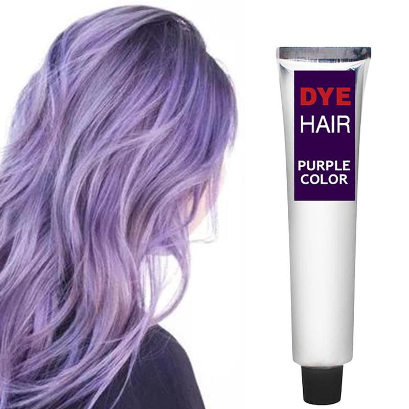 Fashion Smoky Gray Punk Style Light Gray Silver Color Nature Permanent Super Hair Dye Cream Girls Beauty Hair