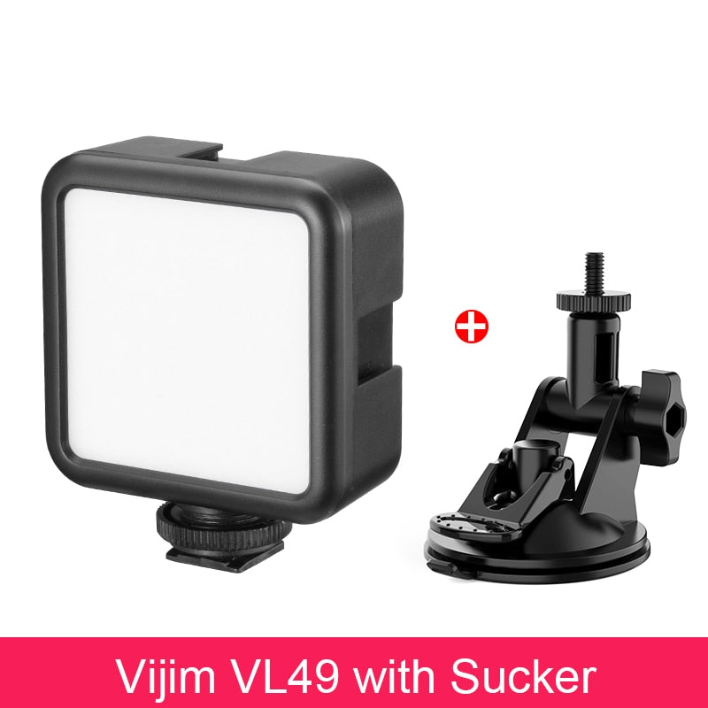 Ulanzi VL49 6W Mini LED Video Office Light 2000mAh 5500K Zoom Lighting Photographic Lighting U Bright Vlog Fill Light