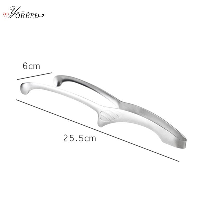 Kitchen Stainless Steel Food Tongs Buffet Cooking Tool Anti Heat Bread Clip Pastry Barbecue Clamp Kitchen Utensils