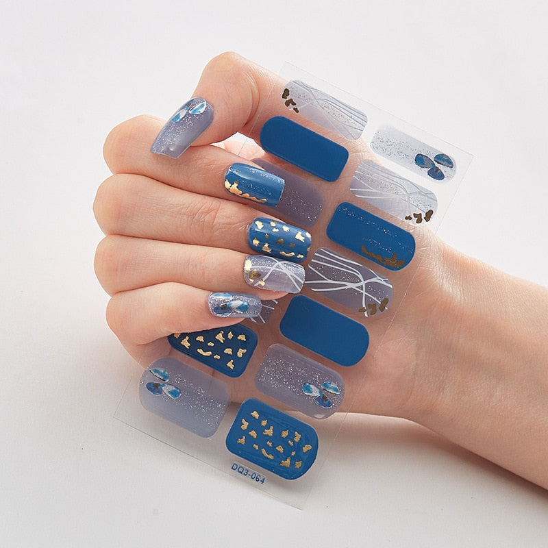 Three Sorts 0f Nail Stickers Self Adhesive Nail Sticker Nails Art Decoration Nail Designs Nails Sticker Designer Full Beauty