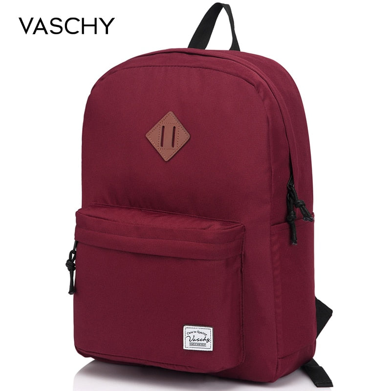 VASCHY Men Women Backpack College High Middle School Bags for Teenager Boy Girls Travel Backpacks Mochila Rucksacks