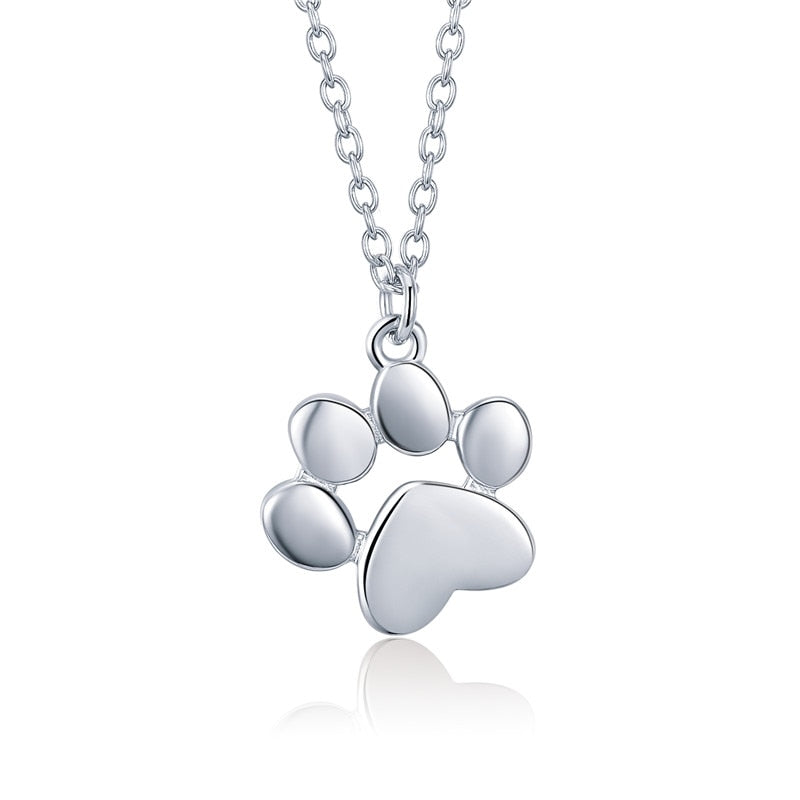 Gold/Silver Paw Necklace/Pendant Chain for Women